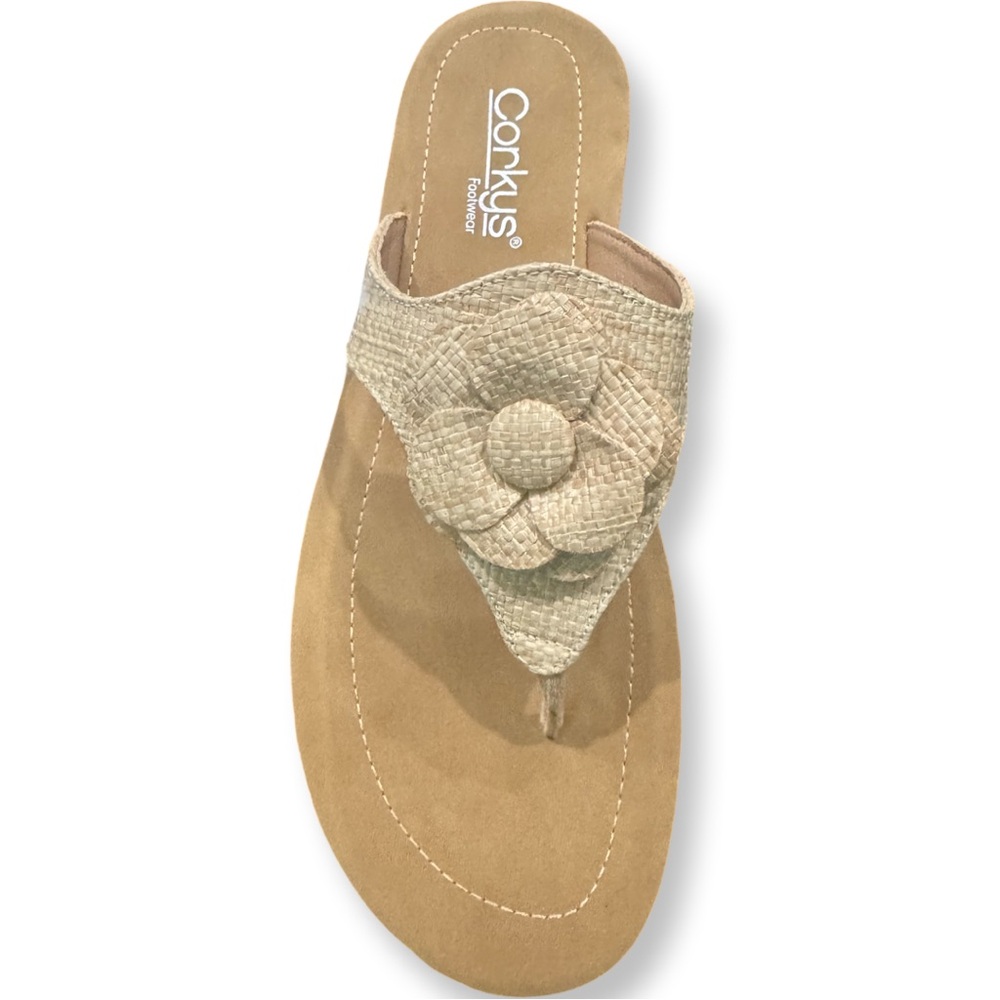 New Corkys So Delish Raffia Sandals